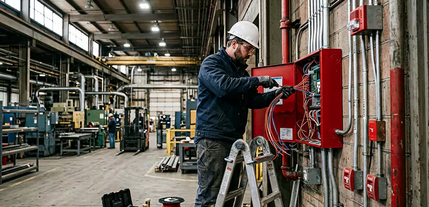 Industrial Fire Alarm Installation in Grove City